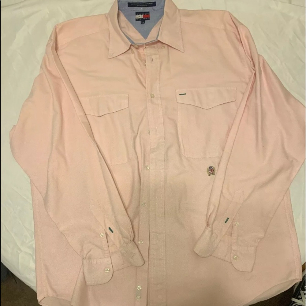 Long sleeve Tommy Hilfiger button down shirt